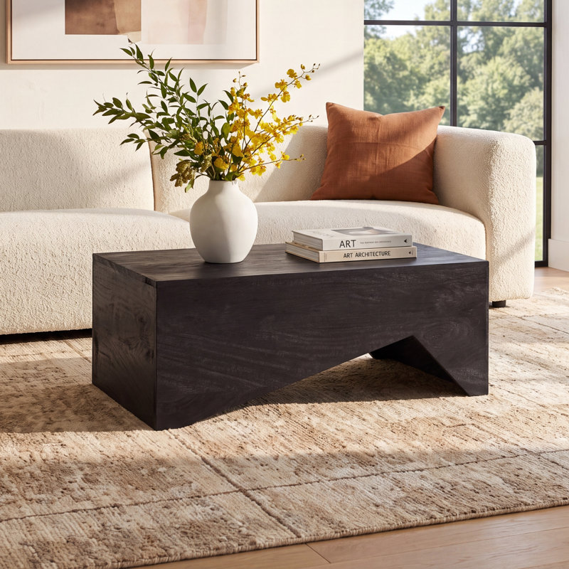 Reyka Modern Coffee Table, Black