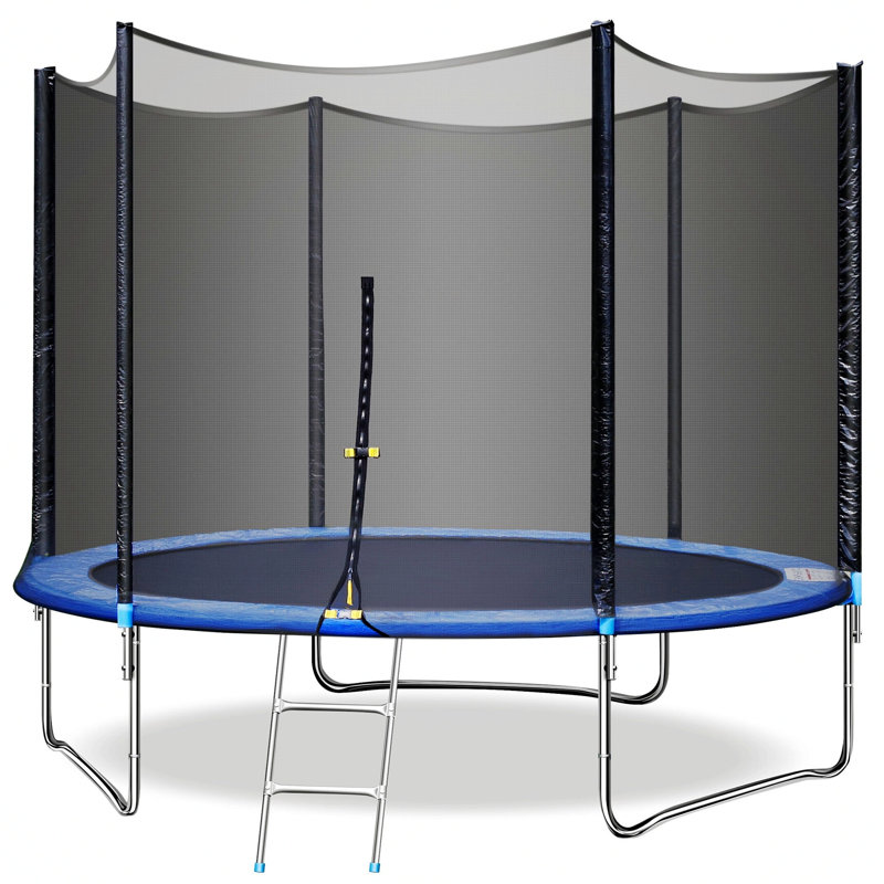 Trampoline de jardin rond de 10 pi avec enceinte de sécurité Creationstry