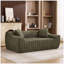 Causeuse avec coussins décoratifs en similicuir pour le salon, les appartements et les petits espaces-1742813914