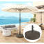 Support de parasol d'extérieur robuste, base de parasol de patio, support de parapluie