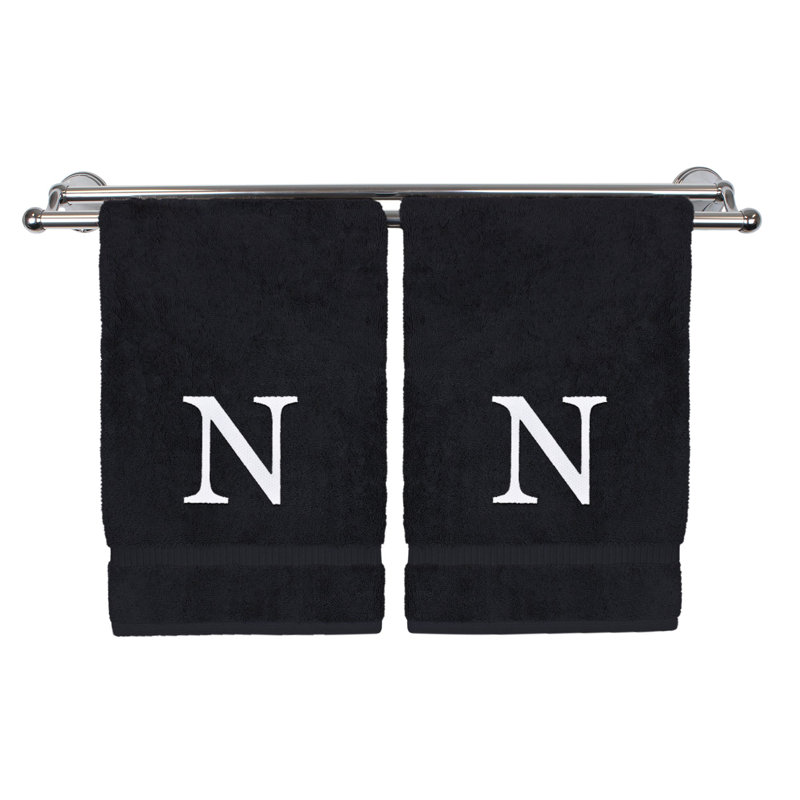 Cydny Hand Towel, Black/White, N