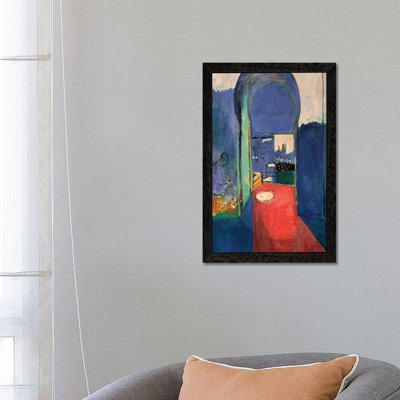Entrance To The Kasbeh (1912) by Henri Matisse - Floater Frame Painting on Canvas