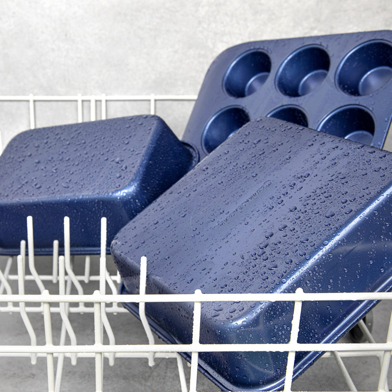 Plat de cuisson antiadhésif carré de 9 po Granitestone Blue