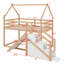Lit mezzanine ou superposé avec glissade et escalier House-278990625