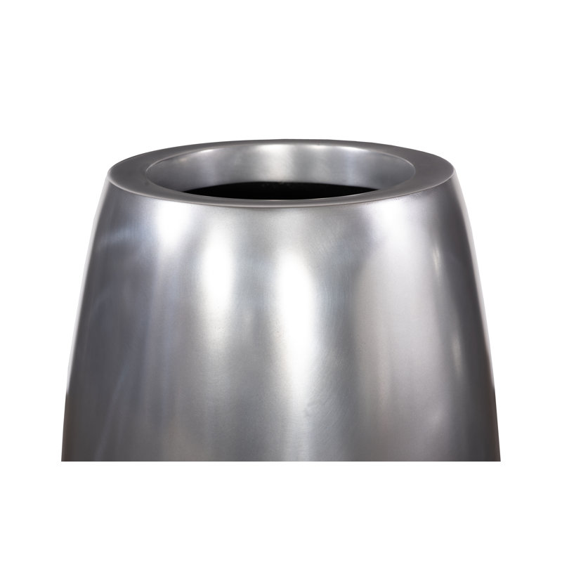 Elonga Planter, Polished Aluminum, MD