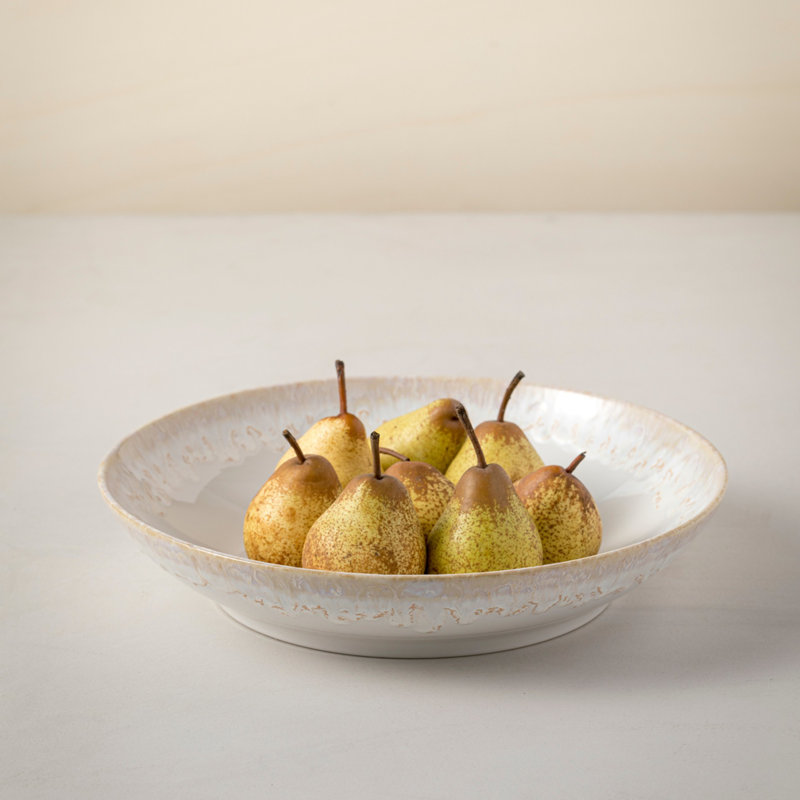 Costa Nova Taormina Serving Bowl, White