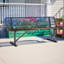  Banc de pique-nique en métal 72,2 po x 23,9 po x 30,9 po-135574209