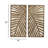 Two-tone 2-piece Wood Panel Wall Decor Set