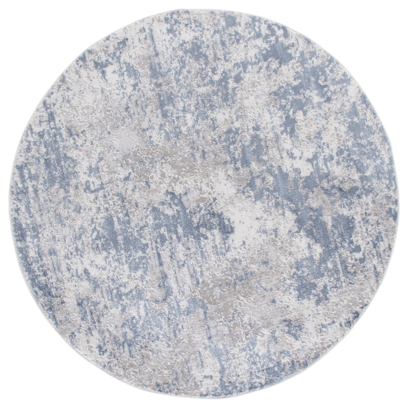 Amelia Performance Performance Abstract Rug, Round 3"