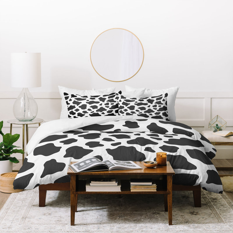 Couette pour grand lit Avenie, Housse simple et 1 taie décorative