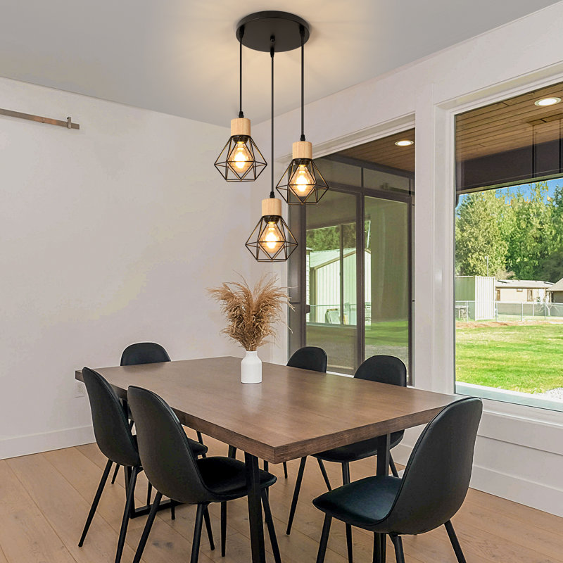 Alcivar 3 - Light Natural Kitchen Island Pendant