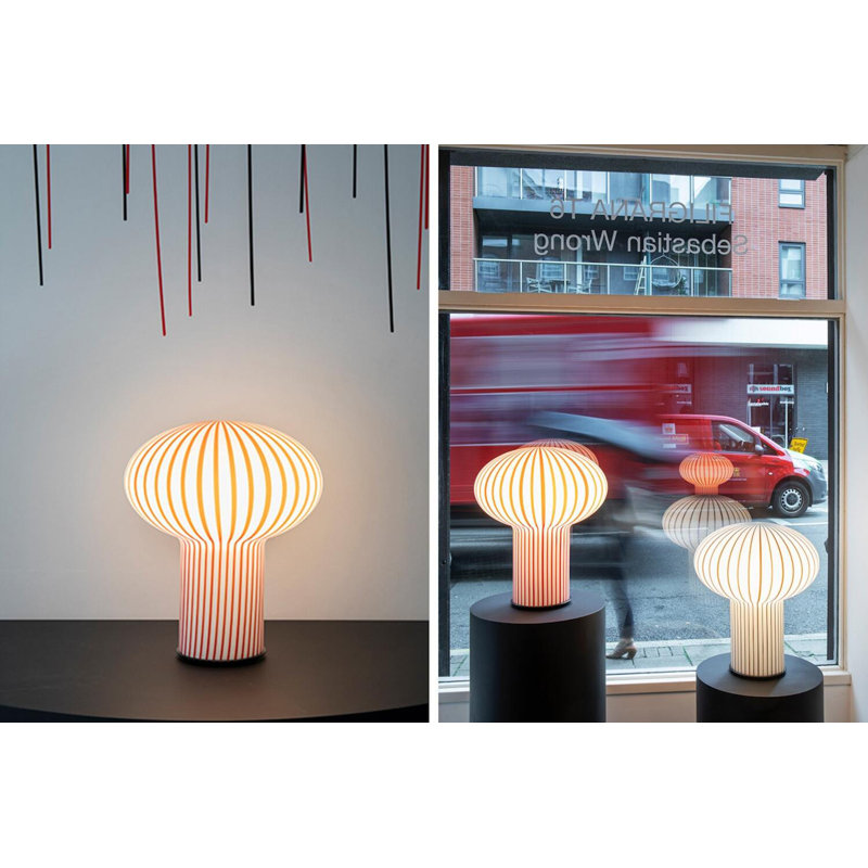 Filigrana Light, T6 Mushroom 400, Universal Voltage, Dimmable, Black, Black
