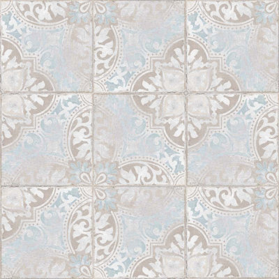Carreau de porcelaine à motif mat 6 po x 6 po Greenwich