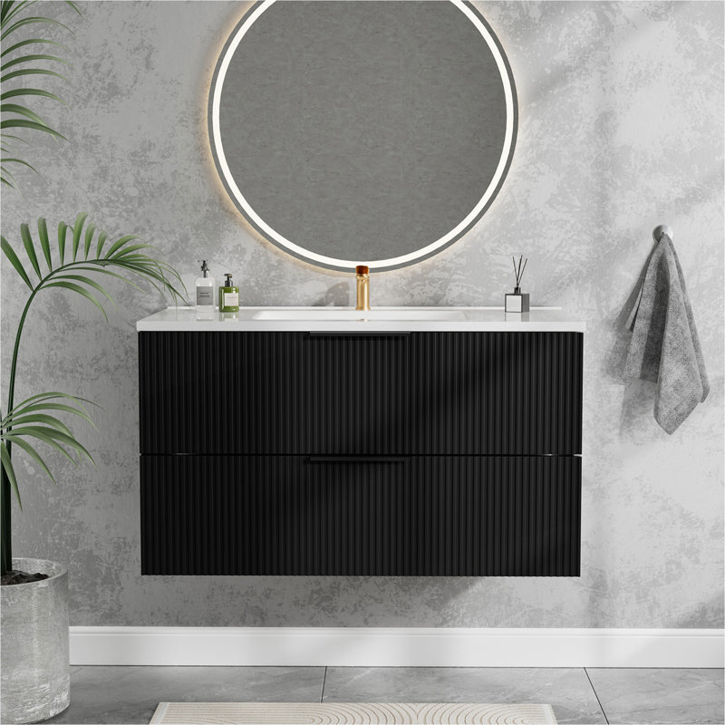 Meuble-lavabo 36 po avec lavabo en céramique