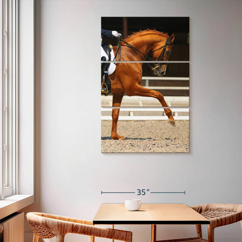 Cheval oseille Sireci, H 65 po x l 42 po