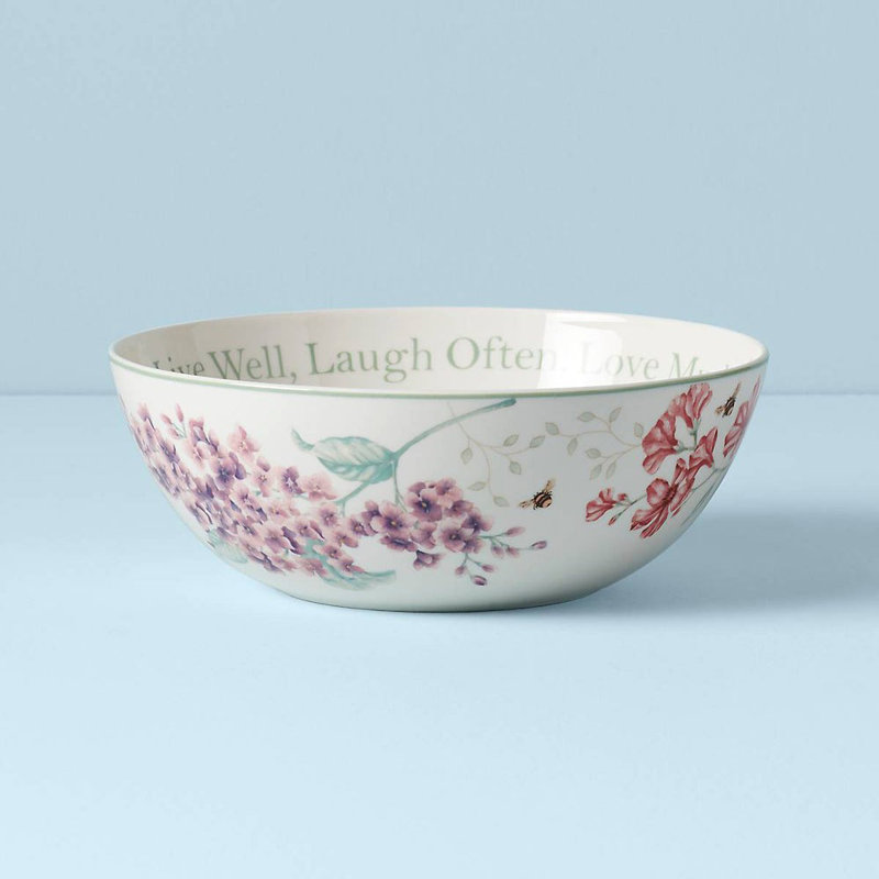 Bol de service Lenox Butterfly Meadow Sentiment