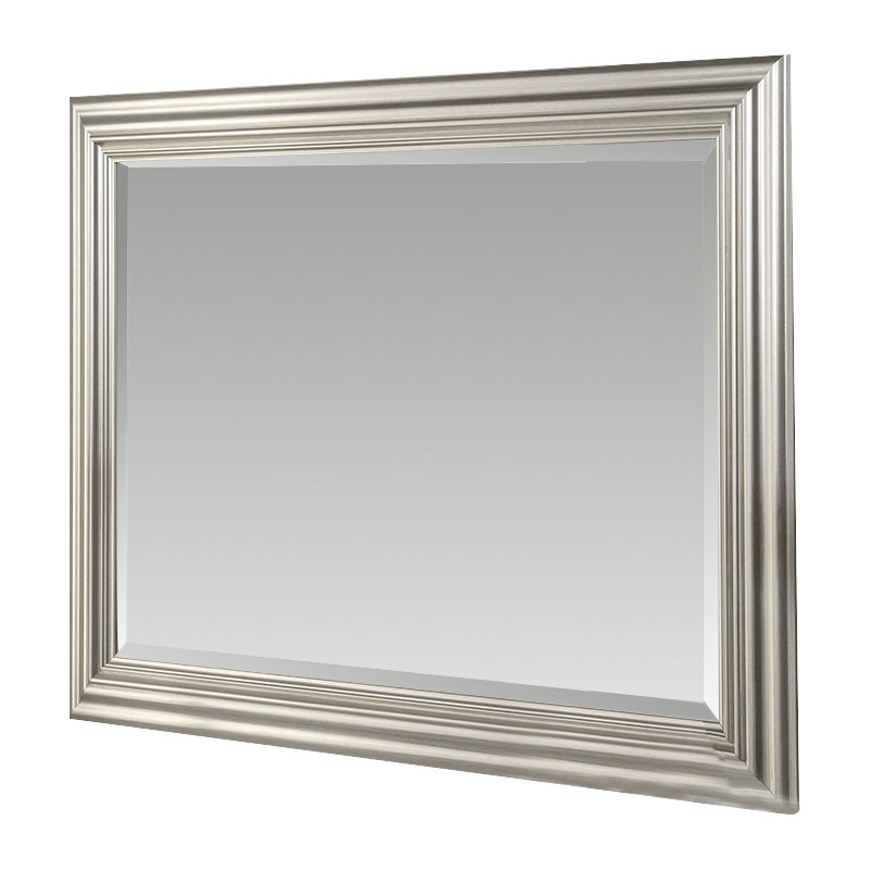 Burdick Glass Flat Wall Mirror, 90.5cm H x 116cm W