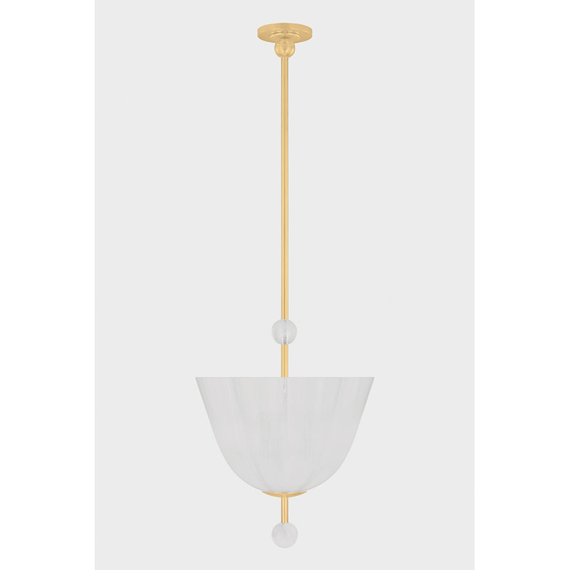 Cambria Heights Lantern in Aged Brass