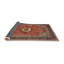 Rouge oriental/noir/Tapis décoratif bleu achava-1105233899