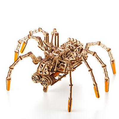 Puzzle en bois 3D-araignée Space