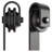 Black Double Door Barn Door Hardware Kit Standard Double-73566297