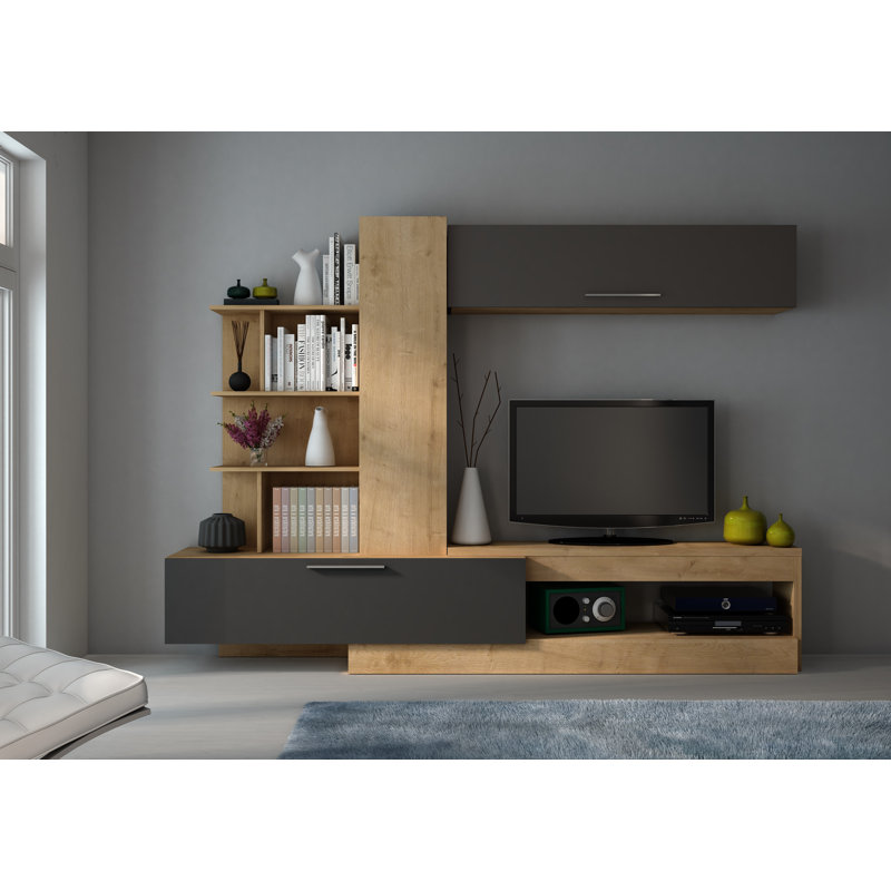 Meuble audio-vidéo pour téléviseur de 60 po ou moins, Hamilton / graphite