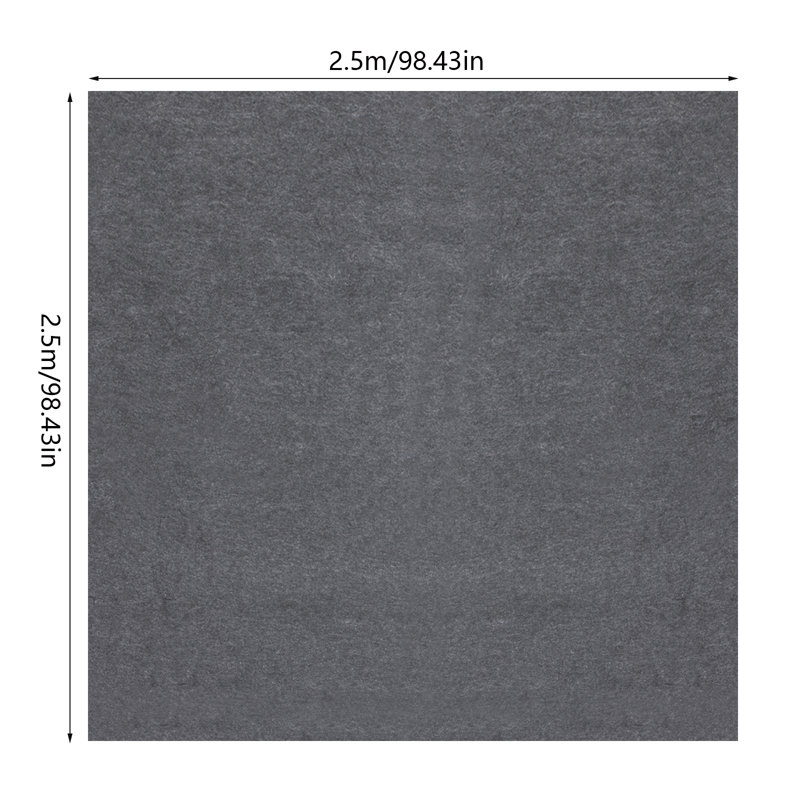 Sous-tapis antidérapant de 0,09 po Socoma, Carré 8 pi 2 po x 8 pi 2 po