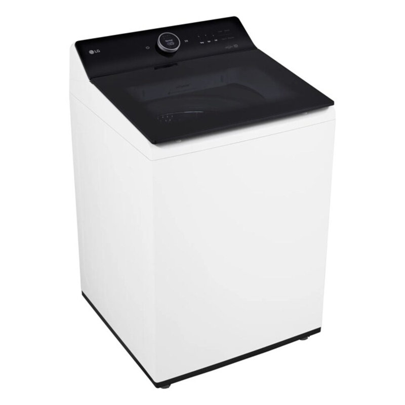 LG 5.5 cu. ft. Mega Capacity Smart Top Load Washer with Impeller, EasyUnload, AI Sensing, ezDispense, Water Faucet & LCD Digital Dial Control