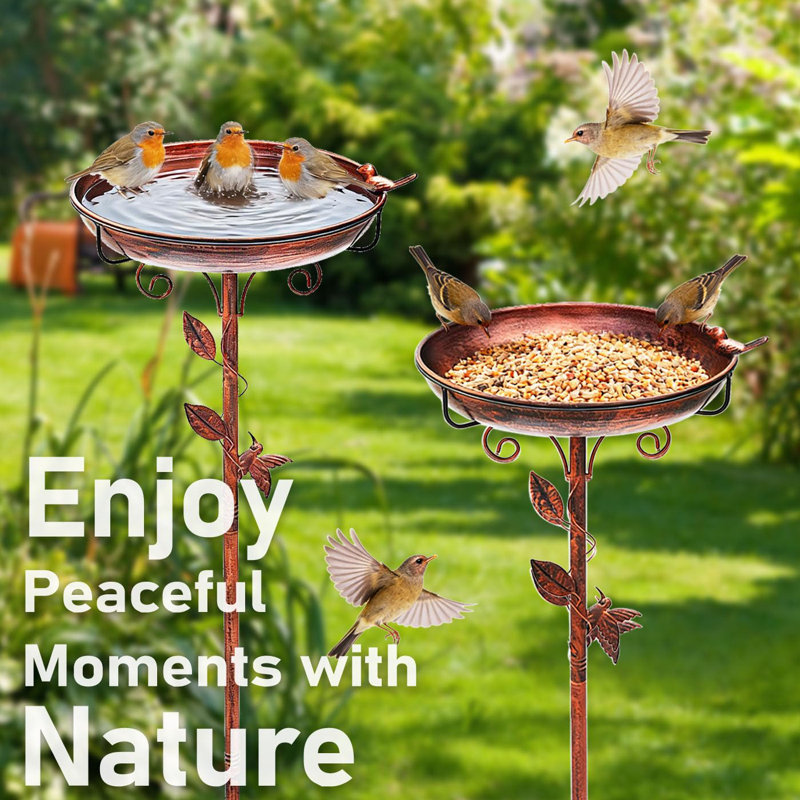Metal Birdbath