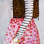 «Fashionable Woman with Leopard Bag», reproduction encadrée pour chambre à coucher-1972495397