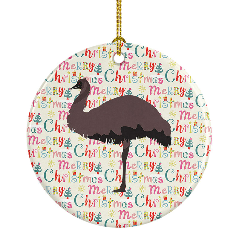 Figurine suspendue de Noël Emu