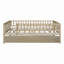 Lit de jour en bois avec couchette et garde-corps-472087915-472087916