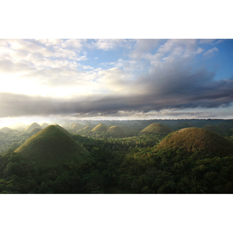 Chocolate Hills - Wrapped Canvas Print, 81cm H x 122cm W