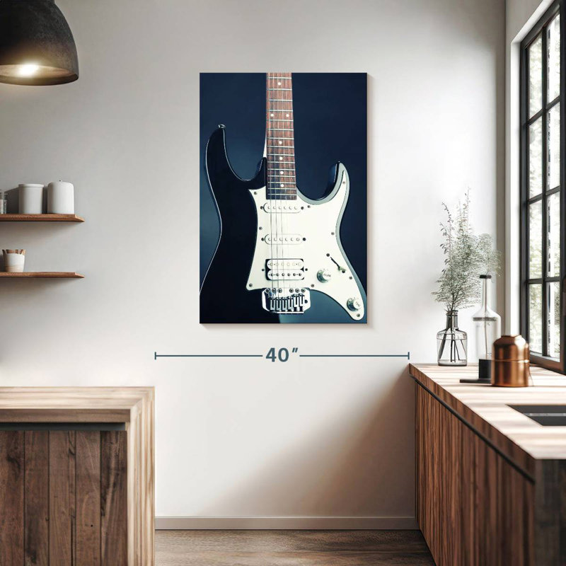 Guitare moderne Abarca BW, H 39 po x l 26 po