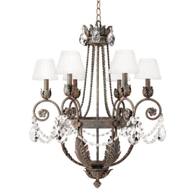 Lustre empire 6 lumières Antonia