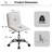 Modern Ergonomic Adjustable Height Armless Task Office Chair with Mid Back-418340075