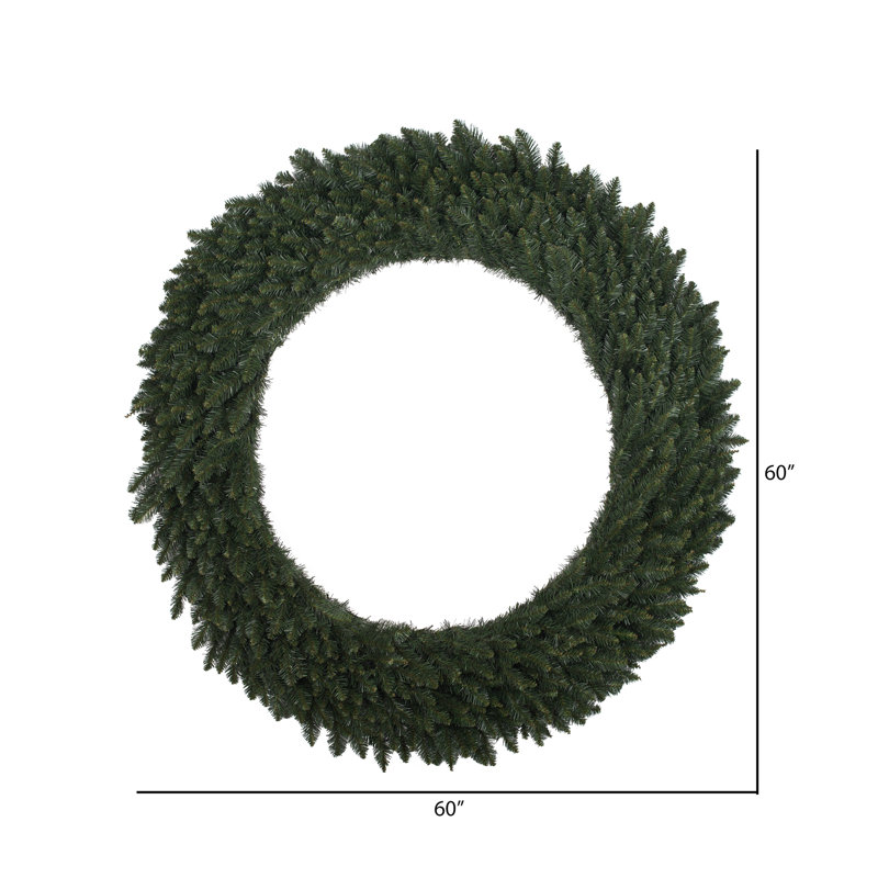 Couronne de sapin artificiel Allensworth Camdon, H 60 po x l 60 po x P 5 po