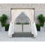 Georgine 59'' Outdoor Wicker Double Chaise-2002498461