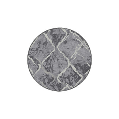 Machine Washable Gray Area Rug