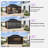 PURPLE LEAF 16 Ft. W x 12 Ft. D Aluminum Gazebo Outdoor Screen House Aluminum Solarium Backyard Sun Room