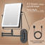 Miroir de maquillage mural pour salle de bain Aaliegha-1462902010