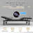 3-Side Guard Adjustable Bed with 12" Hybrid Mattress and Wireless Remote, Zero Gravity, Snoring Relief,Medium Firm-1225083891