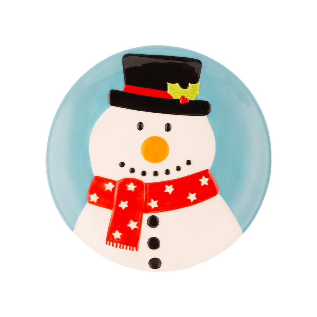 Snowman Plate