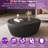 Marble Top Goose Eggs Shape Leather Coffee Modern Sofa Table For Living Room Furniture-2089581075
