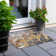 Machine Washable Indoor/Outdoor Xhevrie Gold Rug