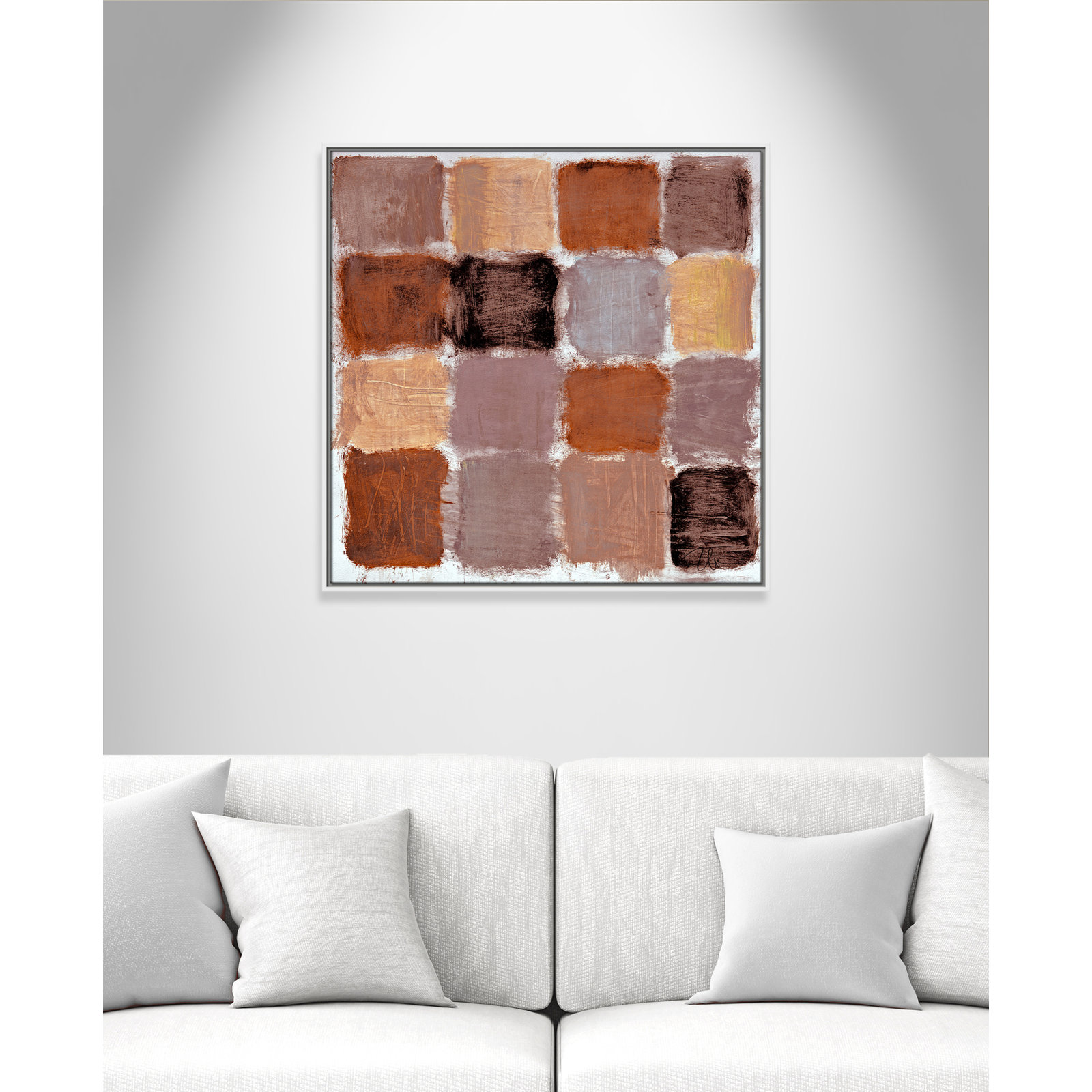 Coppola "Powder Room Spice Reflections" Print, 31.5" H x 31.5" W, White
