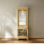 Kovin Solid Wood Lighted Curio Cabinet