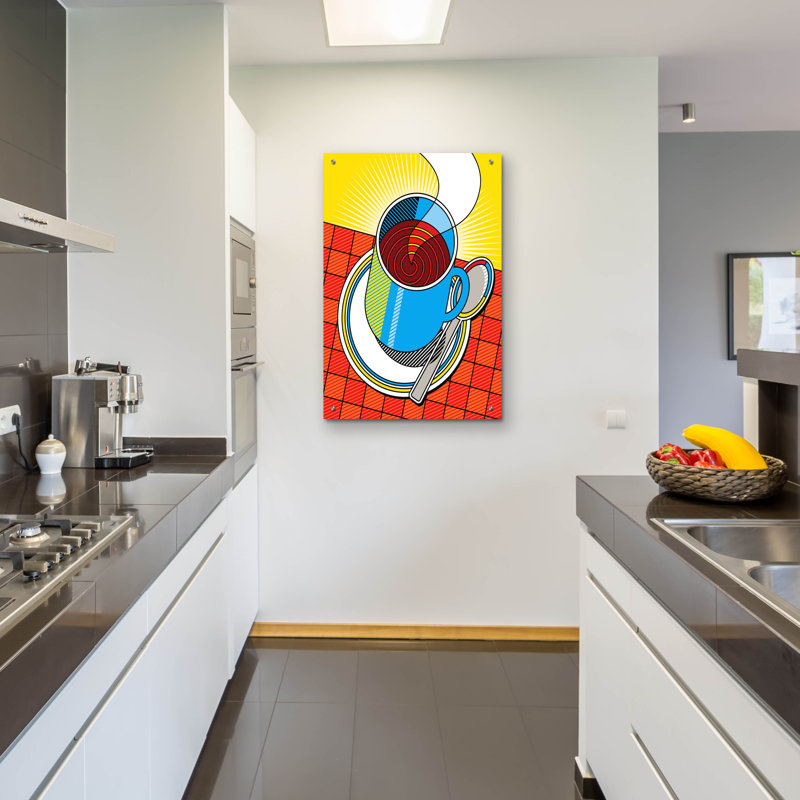 «Diner Coffee» par Ron Magnes, H 36 po x l 24 po x P 0,2 po