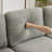 110'' W Pillow Top Arm Light Gray-Blue Chenille Sectionals-1035362418