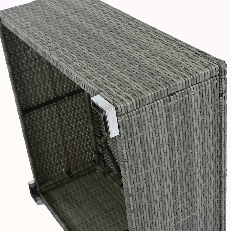 Ensemble de mobilier d'extérieur 8 pièces, ensemble de conversation en osier pour canapé, coussins de canapé simples en osier